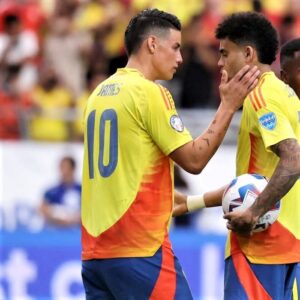 Luis Diaz y James Rodriguez